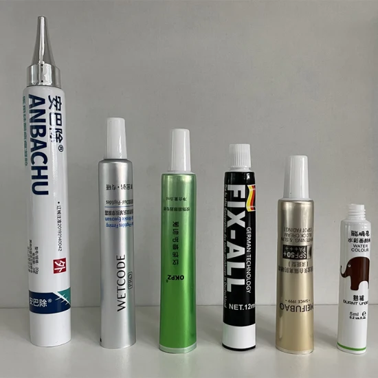 Abl Tubo in plastica per dentifricio laminato con beccuccio oblungo, confezione cosmetica, contenitore per unguento